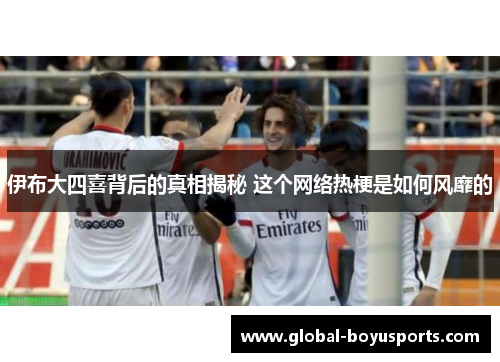 伊布大四喜背后的真相揭秘 这个网络热梗是如何风靡的